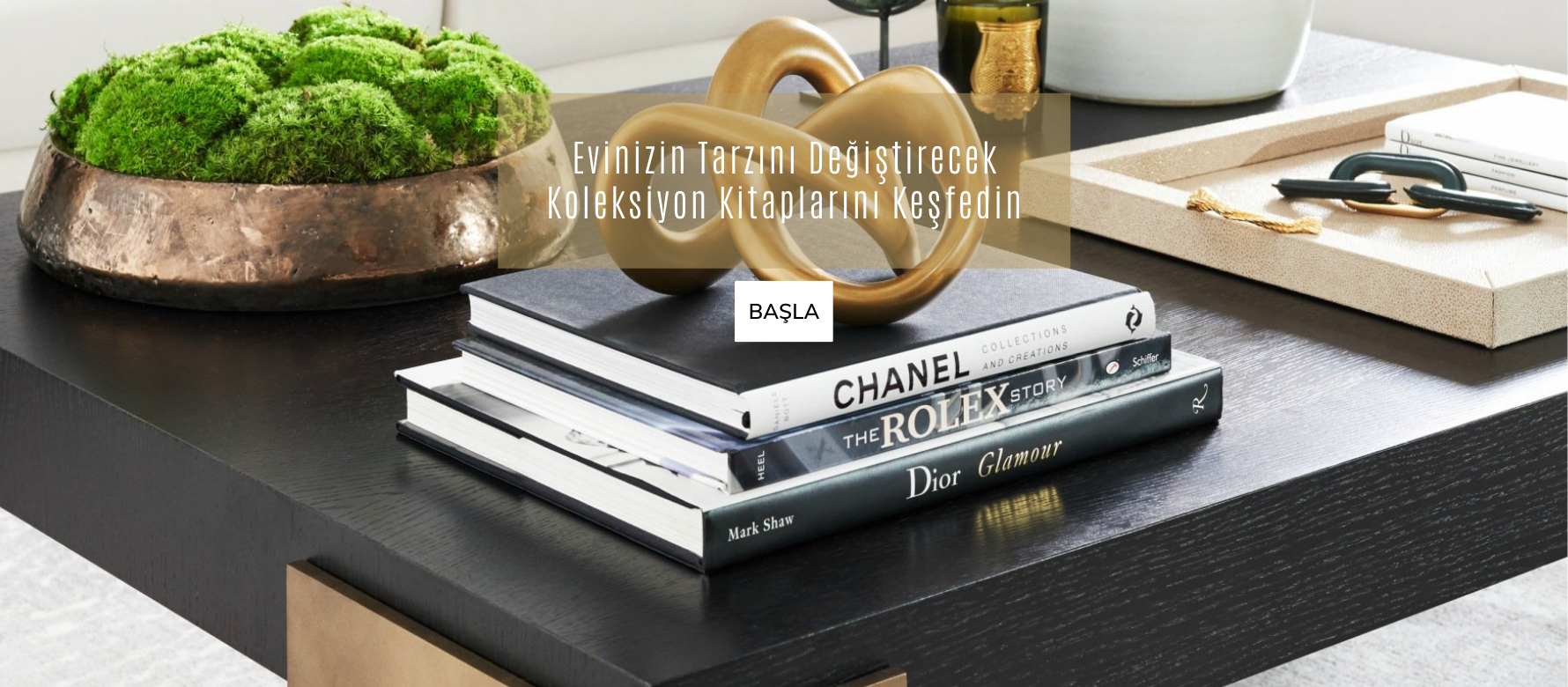 dekortif koleksiyon kitapları